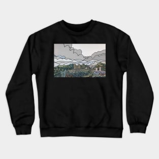 Cooling Castle Kent England Landscape Crewneck Sweatshirt